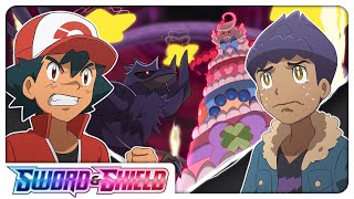 ASH VS HOP  Pokémon Sword amp Shield Anime [upl. by Persse619]