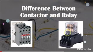 Difference Between Contactors and Relays [upl. by Kerman]