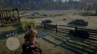 RDR2 Clearing out Hanging Dog Ranch while on a Dark Bay Andalusian [upl. by Casi205]