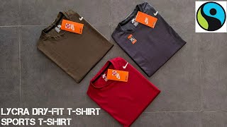 LYCRA DRYFIT TSHIRT  SPORTS TSHIRT [upl. by Felix569]