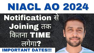 NIACL AO 2024  Notification Se Joining Tak Kitna Time Lagega  Banker Couple [upl. by Namia]