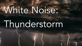 Thunderstorm Sounds for Relaxing Focus or Deep Sleep  Nature White Noise  8 Hour Video [upl. by Aluin]