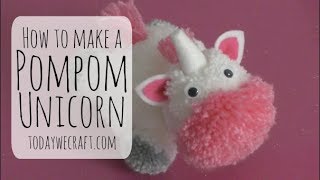 How to make a unicorn Pompom [upl. by Rysler]