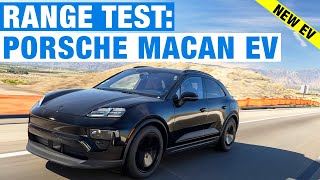 Porsche Macan EV Highway Range Test  Behind the Wheels of Porsche’s First Electric SUV [upl. by Gitt872]