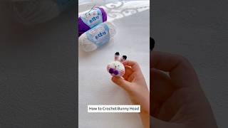 How to Crochet and Assemble Lovely Amigurumi Bunny Head Crochet Toys  Crochet for Beginners [upl. by Nyleek]