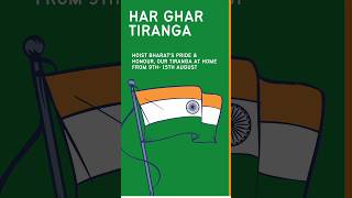 Hoist Bharats pride amp honour our Tiranga at home from 9th 15th August  india tiranga pride [upl. by Nojid]