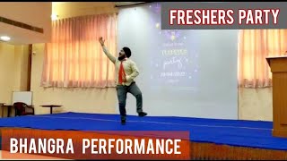 High Voltage Bhangra Performance  Muchh Diljit Dosanjh  Freshers party  HP Creations [upl. by Selfridge]