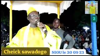 cheick sawadogo NIOU le 30 09 23 Maouloud [upl. by Janenna]