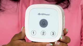 Alpha Series Wireless Doorbell w Motion Sensor Alarm by Swann on QVC [upl. by Ainafetse]