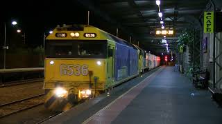 Australian Trains  Pacific National on the North East line [upl. by Hannan746]