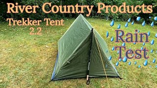 River Country Products Trekker Tent 22 Rain Test for leaks [upl. by Jaquiss]