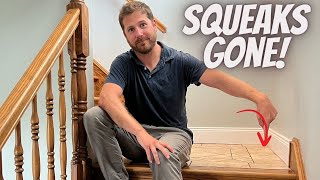 How To Fix Squeaky Stairs LIKE A PRO But DIY [upl. by Hermione]