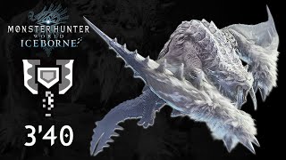 【MHWI】MR5★ Frostfang Barioth  340  Charge Blade [upl. by Alvarez584]