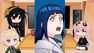 ✅Spy X Family💚SXF React To Anyas Future As Hinata Hyuga And Future As Hu Tao Genshin X Naruto HD✅ [upl. by Gar]