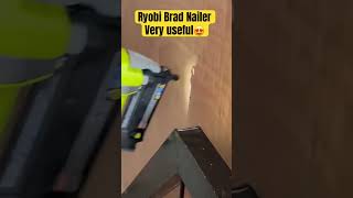 Ryobi Brad Nailer Very Useful ryobi ryobipowertools ryobitools woodworking woodworkertools [upl. by Erhart555]