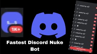 FREE Discord Nuke bot 2024 [upl. by Einiffit]