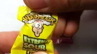 Warheads Extreme Sour Hard Candy review [upl. by Nnylkcaj]