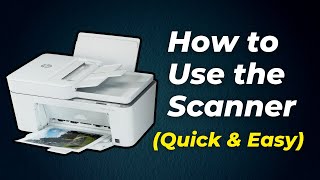 Hp Deskjet 4155e Printer How To Use The Scanner 2024 Step By Step Guide [upl. by Rowe]