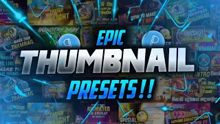 Epic Thumbnail Pack  Pixel lab Thumbnail PLP Presets  Pixel lab Thumbnail Pack For Free [upl. by Sheelah718]