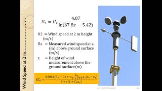 EN1202 Penman Monteith Equation to LMS 2021 [upl. by Oirottiv630]