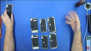 Como reconhecer telas originais de Iphone X XR XS XS MAX 11 11 PRO 11 PRO MAX [upl. by Yllib]