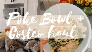 Recette de Poke Bowl  Costco haul  Vlog 15 avril 2020 [upl. by Adihsar]