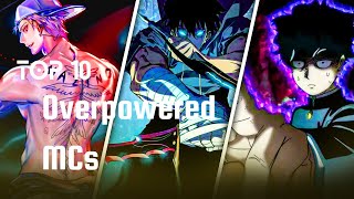 Top 10 Overpowered Main Characters in Anime [upl. by Ysnil]