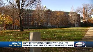 University System of NH freezes tuition for sixth straight year for NH undergrad students [upl. by Adar220]