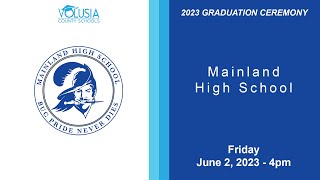 Mainland High School Graduation • June 2 2023  4pm [upl. by Lehcer]