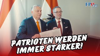 Viktor Orbán zu Besuch in Wien Patrioten werden immer stärker🇦🇹🤝🇭🇺 [upl. by Milzie]