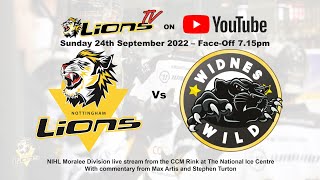 Nottingham Lions v Widnes Wild LIVE [upl. by Elleirad399]