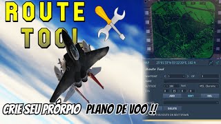 A Nova Route Tool é Sensacional  DCS Tutorial PTBR  Crie seu próprio plano de voo fácil e rápido [upl. by Aelem]