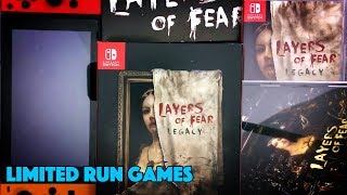 UNBOXING Layers of Fear Legacy Physical Edition Nintendo Switch Limited Run Games [upl. by Janene]