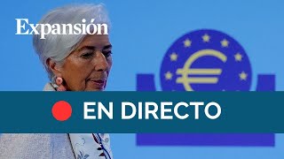 DIRECTO  Rueda de prensa del BCE [upl. by Tronna56]