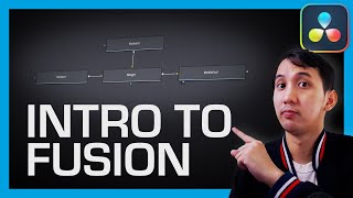 DaVinci Resolve Fusion Beginner Tutorial  Intro to Node Compositing [upl. by Heymann]