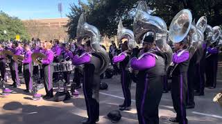 SFA FOOTBALL SFA VS ACU 112324 LUMBERJACK MARCHING BAND [upl. by Harihs970]