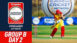 🔴 Dream11 ECC Premier 2024  Group B Day 2  7 Oct 2024  Live European Cricket [upl. by Carolle]