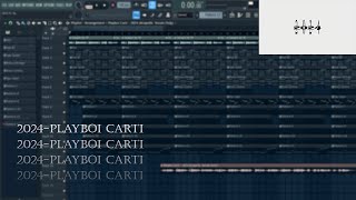 2024 by Playboi Carti Fl studio Breakdown [upl. by Danyluk]