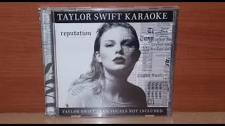 UNBOXING  Taylor Swift Karaoke reputation CDG amp DVD 💿 [upl. by Symer554]