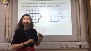 S7  Area by Counting Squares [upl. by Assyral]