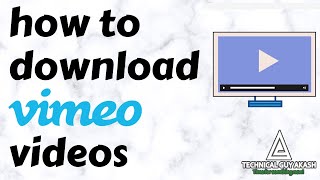 How to Download Vimeo Videos No Software Required  Download Vimeo Video [upl. by Plunkett]