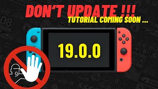 Nintendo Switch 1900 Update is out Do not update for now  Nintendo Switch Jailbreak [upl. by Osrick]