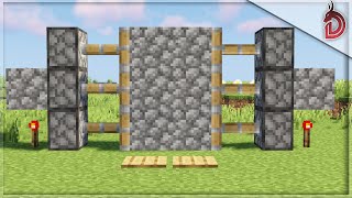 COME FARE UNA PORTA DI REDSTONE 3x2 SEMPLICE SU MINECRAFT 1171 [upl. by Eltsirk]