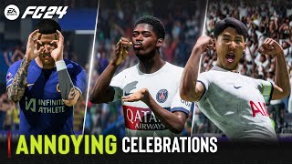 EA SPORTS FC 24  All Annoying Celebrations [upl. by Suhsoj]