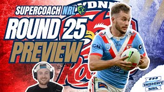 NRL SuperCoach 2024  Trade Targets amp Teams  Round 25 Live Preview [upl. by Enayd]