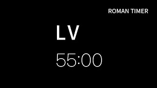 Roman 55 Minute Timer  Roman LV [upl. by Klingel432]