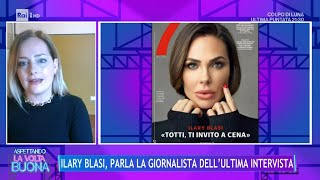 Ilary Blasi quotVorrei invitare Totti a cenaquot  La Volta Buona 26012024 [upl. by Hayne]