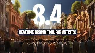 iClone 84  Cinematic Crowd Tool For Realtime Animation [upl. by Emelda]