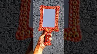 Vintage Mirror  Mirror Craft Idea Diy mirror claycraft craft mirrorcraft paint shorts [upl. by Attalanta683]