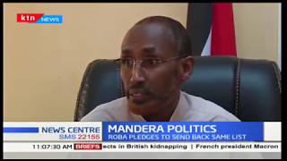 Mandera Politics Ali Roba has accused EFP of insincerity in vetting nominated executive [upl. by Ettenwahs]